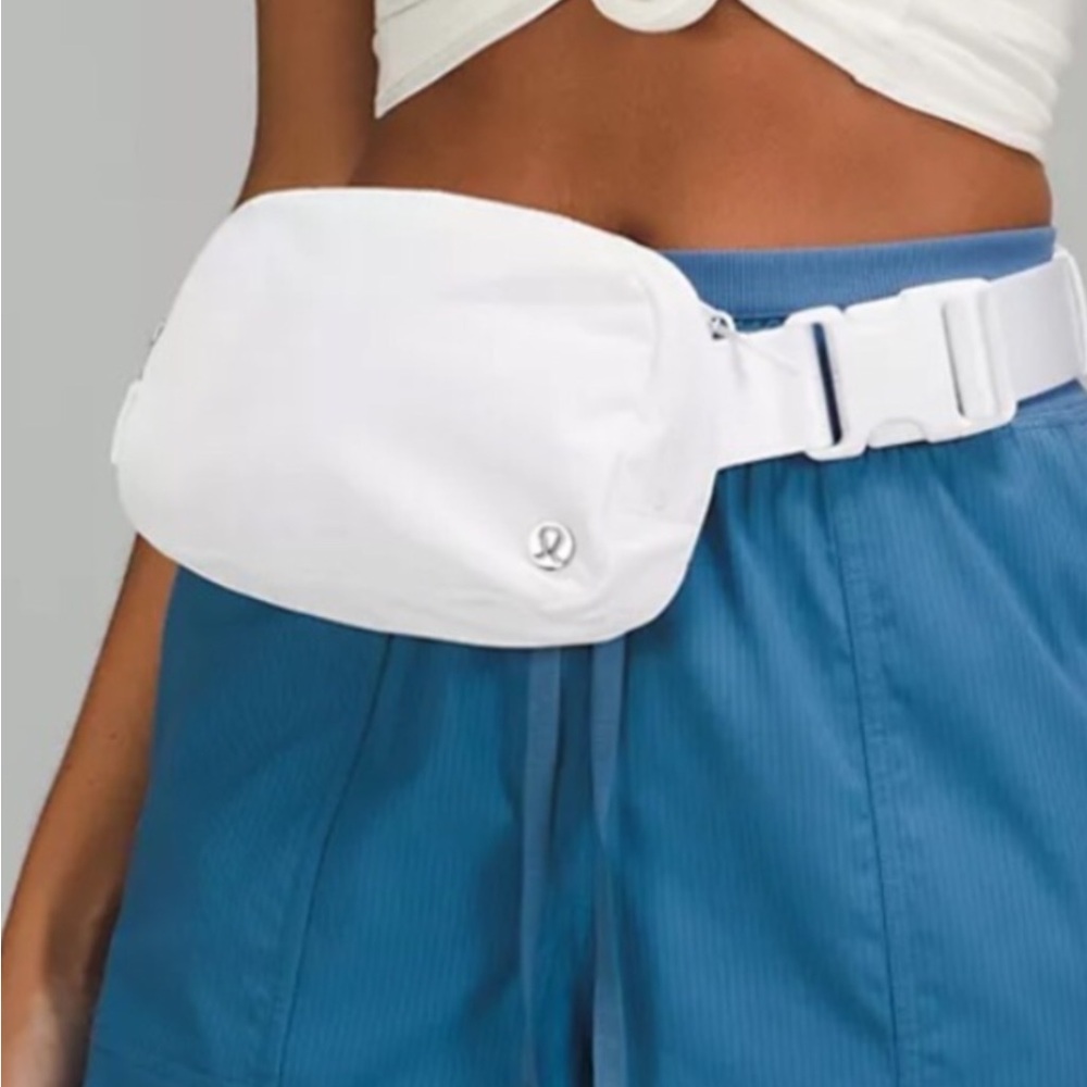NWT Lululemon Everywhere crossbody belt bag in white. Brand new.